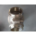 6"*2 1/2"*2 1/2" siamese  two hose thread swivel inlets x Straight NPT OUTLET, Single  clapper,